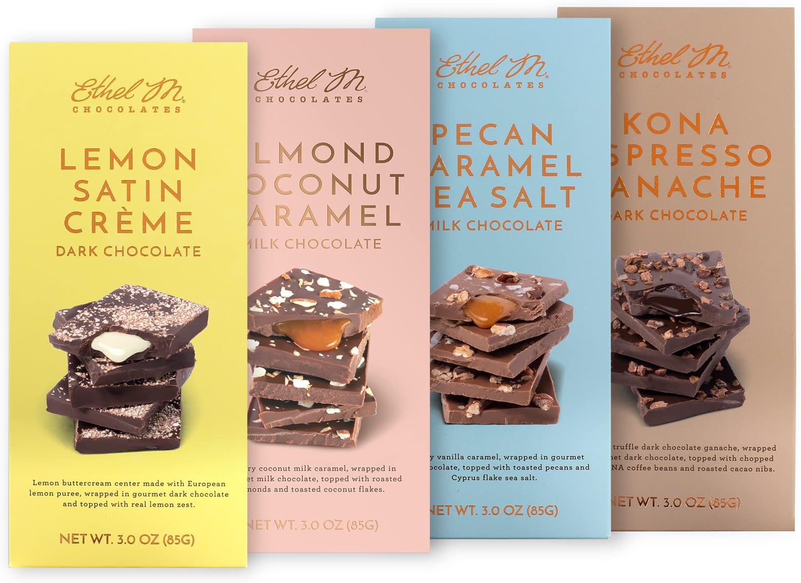 Ethel M Chocolates 24 Piece Premium Dark Chocolate