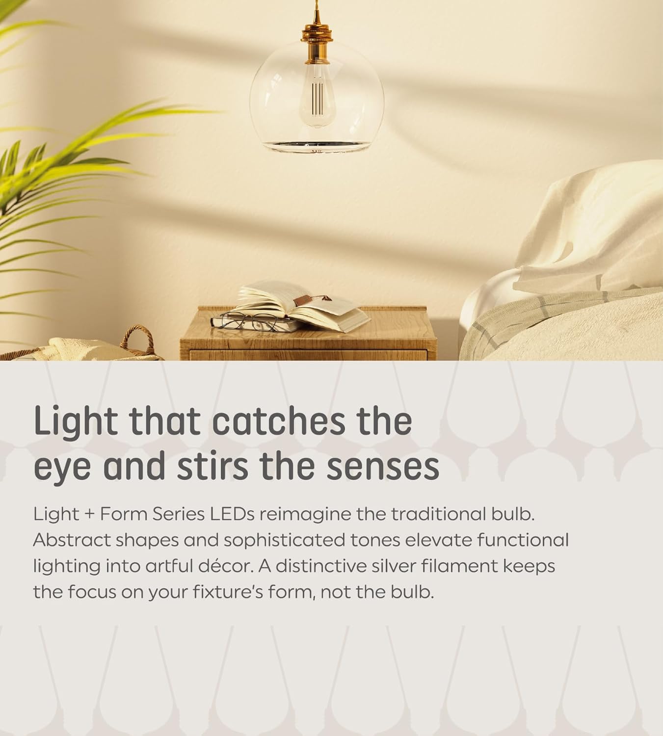 GE Light + Form Silver Filament Soft White 40W ST19 (2 Bulbs)