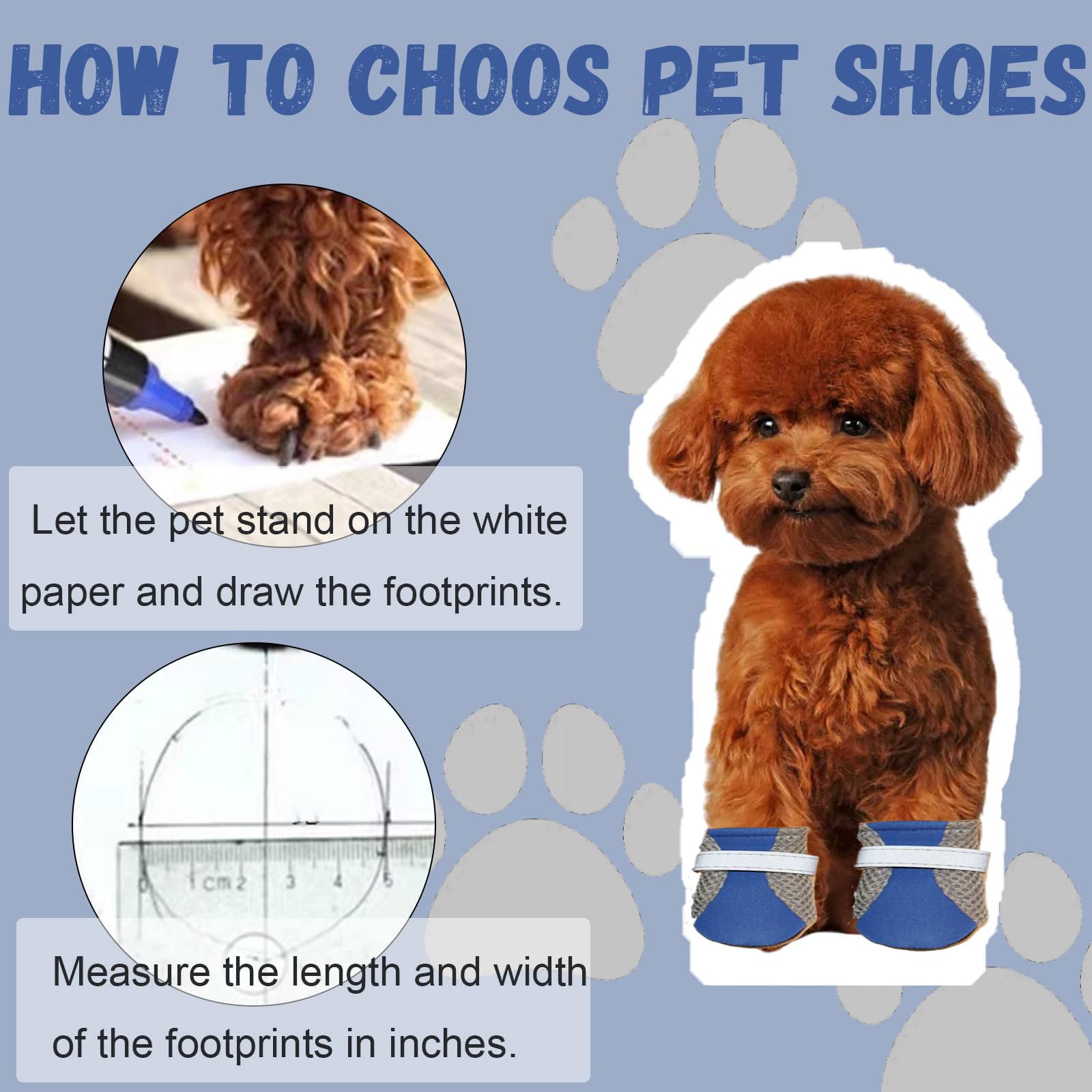 AIAIDIDIY Dog Boots Paw Protector - Image 3