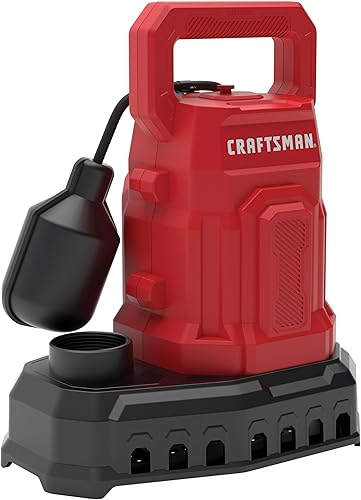 Miniatura 9 de CRAFTSMAN Kit de bomba de sumidero termoplástica automática de 13 HP con válvula de retención (Vert), bombas de hasta 3500 GPH