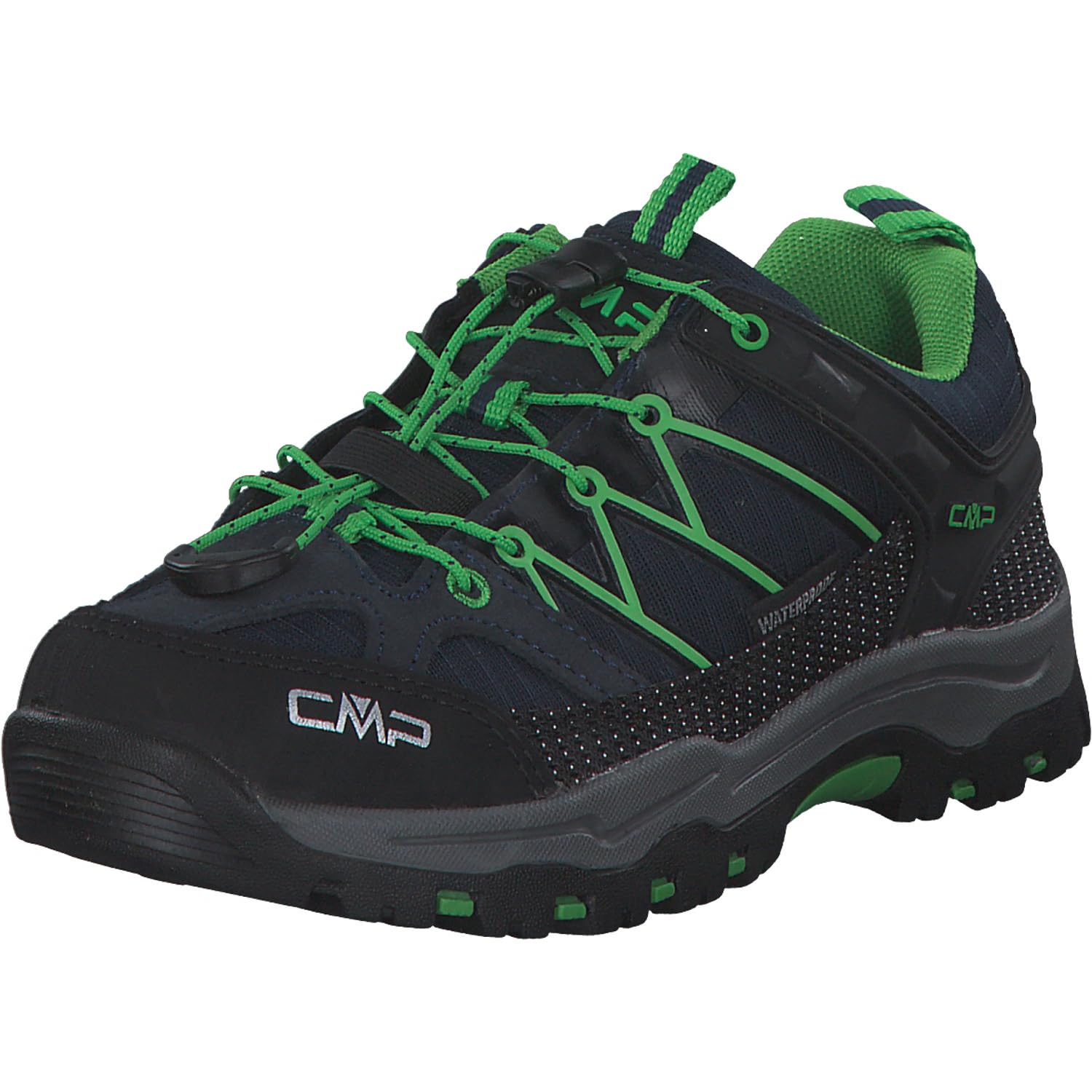 CMP Rigel Low, Unisex-Kinder Trekking- & Wanderhalbschuhe, Blau (B.Blue-Gecko 51AK), 30 EU (11 UK)