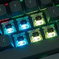 Vista 8 de Keychron Teclado mecánico personalizado Q7 70 de diseño QMKVIA macro programable con interruptor Gateron G Pro azul intercambiable en caliente