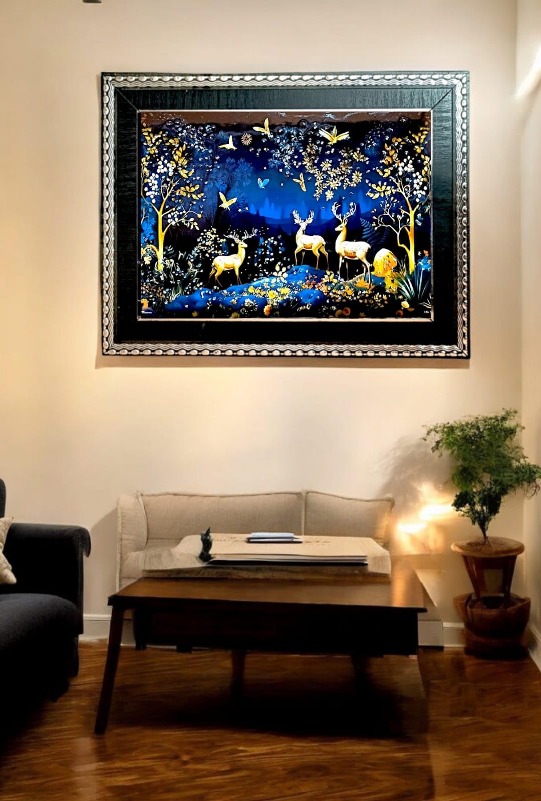 Suninow Crystal embossed with resin painting for living room (16) 1