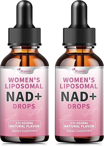Miniatura 10 de Suplementos liposomales NAD para mujeres, nicotinamida pura de 500 mg NAD – Regeneración celular, apoyo de energía y metabolismo, vegano, sin