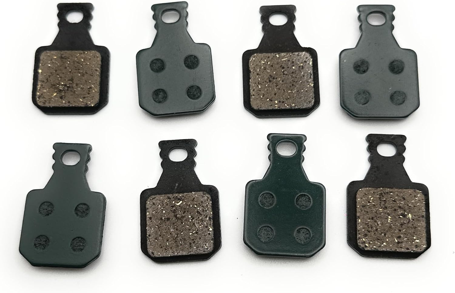 Bike Brake Pads Resin or sintered for Magura All Series MT-2-4-5-6-7-8 Series 4 Pistons AM-XC-DH_FR .Fast Break-in on Mountain-Bike or Road- Bicycle. (Black 4 Pistons)