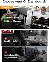 Vista 6 de AINOPE Soporte de Montaje de Teléfono para Rejilla de Ventilación del Automóvil para iPhone 17 Pro Max Montaje para Automóvil [Diseño Deslizante]