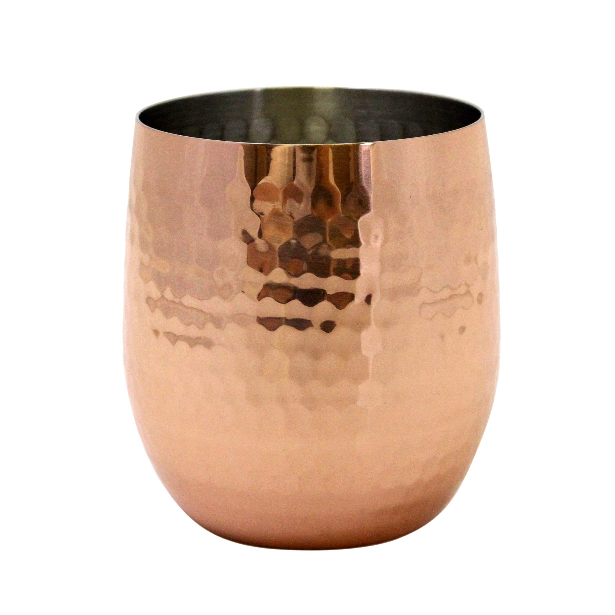 Asahi Pure Copper Rock Cup 11.8oz Old Fashioned Whiskey Glass Japan Made