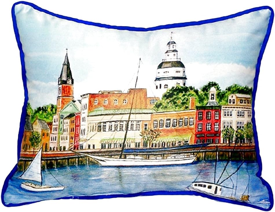 Betsy Drake SN728 Throw Pillow, 11 inches x 14 inches, Multi