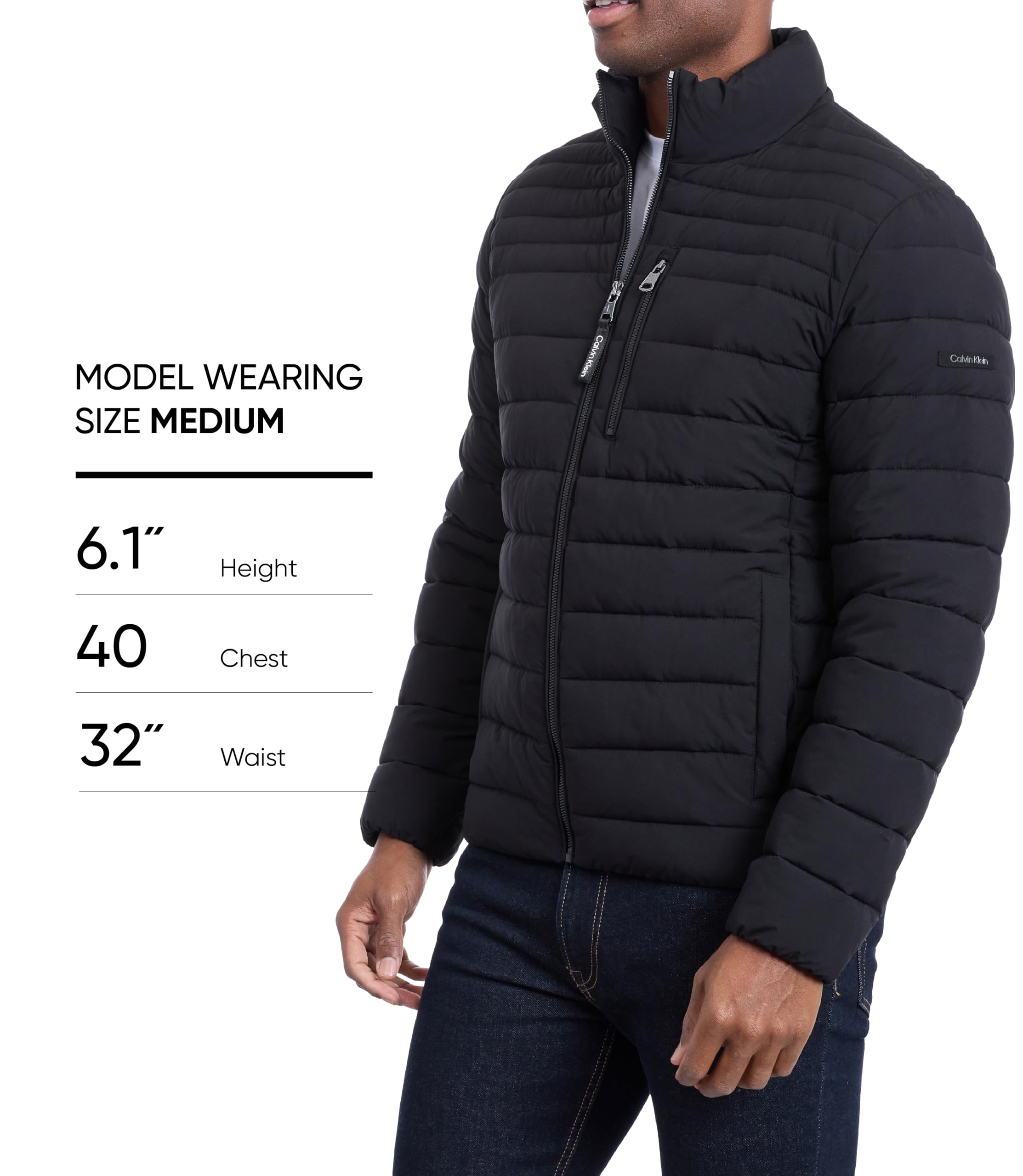 Calvin Klein Full Zip Down Puffer Coat Chaqueta Hombre