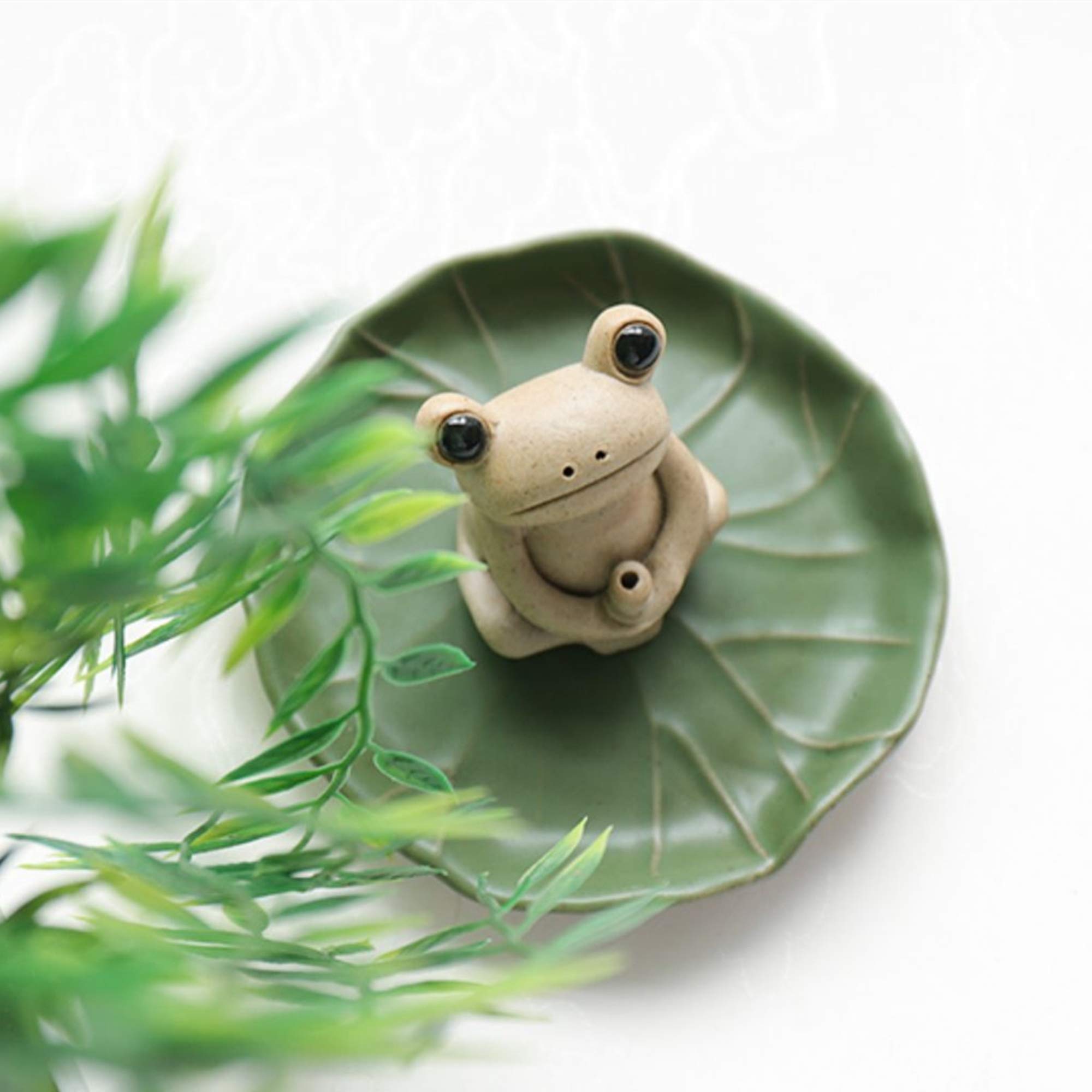 Amazon.com: shangji Handmade Ceramic Incense Holder,Mini Frog