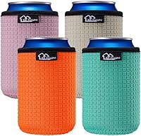 Vista 11 de WKieason Fundas aislantes estándar de 12 onzas, fundas aislantes para latas estándar, fundas para botellas de cerveza de 12 onzas, soporte