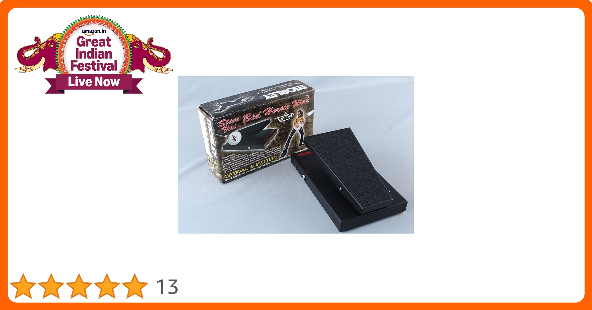 Morley Bad Horsie 1 wah ワウ　Steve Vai Morley 