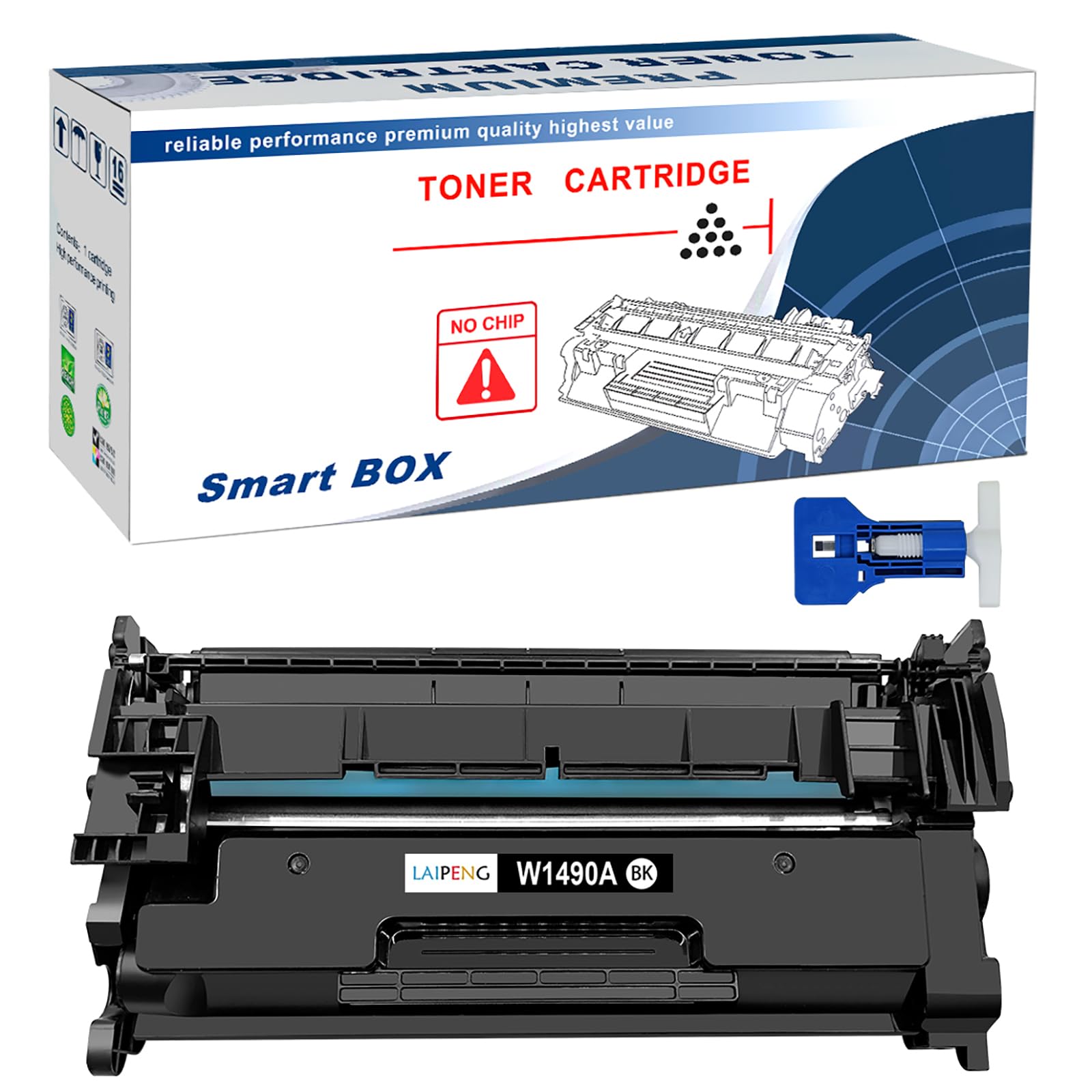 Compatibile 149A W1490A (149X W1490X) Cartuccia di Toner per HP LaserJet 4002dw 4002dn MFP 4102dw 4102fdw 4102fdn Stampanti 2900 Pagine [Senza chip, Con strumenti]