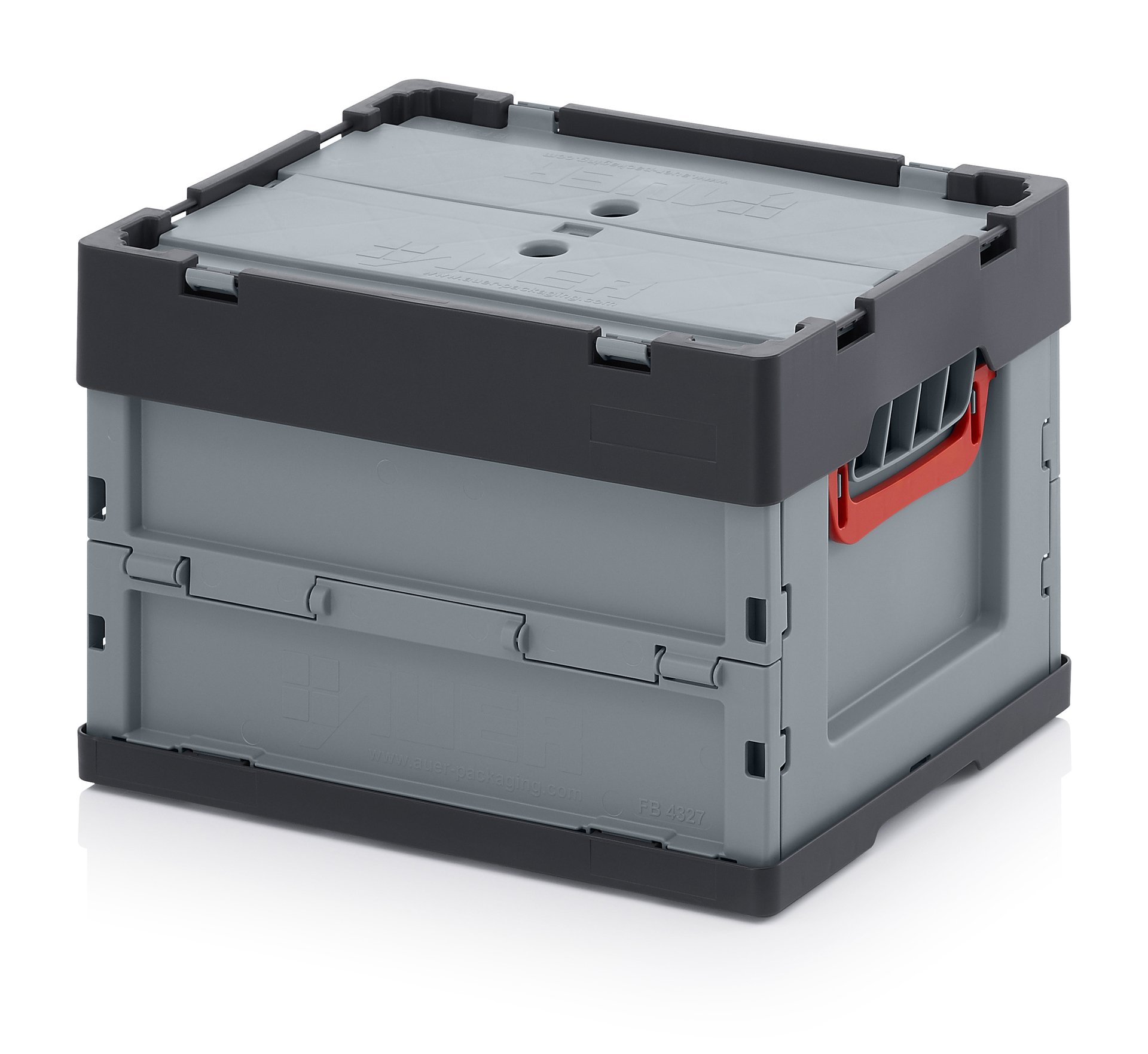 Auer Packaging 6x Profi Faltbox 40 x 30 x 27 mit Deckel inkl. Zollstock * 6er Set