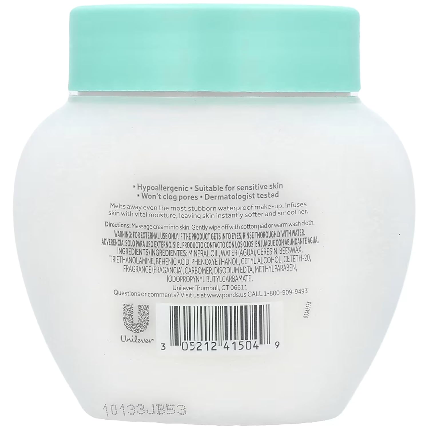 Pond's Cold Cream Cleanser 9.5 oz (Pack of 7)
