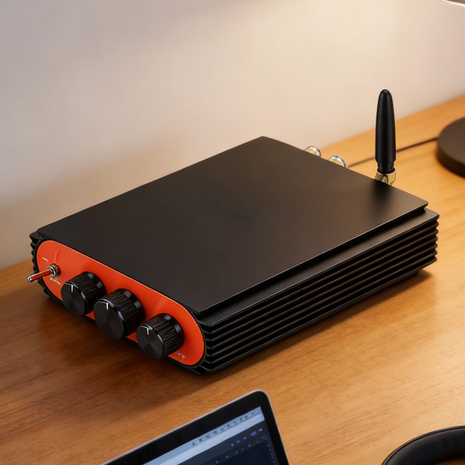 Jectse Płytka Wzmacniacza Audio o Mocy 600 W, Wzmacniacz Stereo Bluetooth, Układ Wielointerfejsowy TPA3255 DSP Dwukanałowy Wzmacniacz Stereofoniczny TPA3255, do Głośników (wtyczka UE)