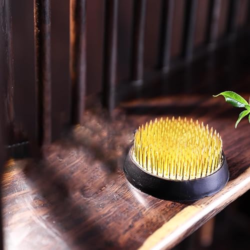 Miniatura 6 de Flower Frog - Soporte de acero inoxidable para arreglos florales (2.4 pulgadas)