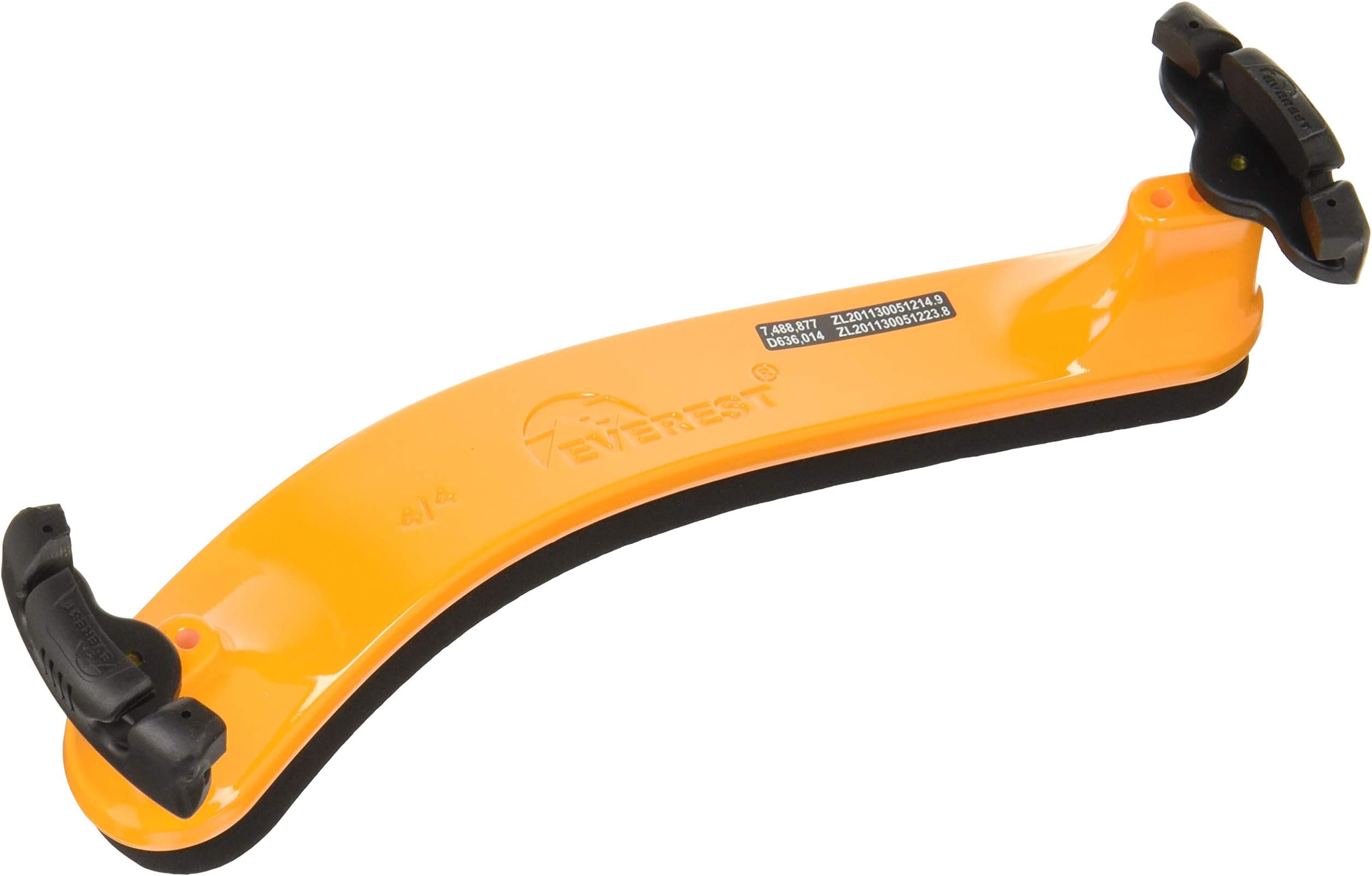 Everest Spring Collection Violin Shoulder Rest 4/4 Orange