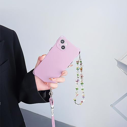 Miniatura 6 de Correa con cuentas para teléfono, correa de cuarzo curativo para teléfono, hecha a mano, piedra natural, versátil, antipérdida, cadena de teléfono