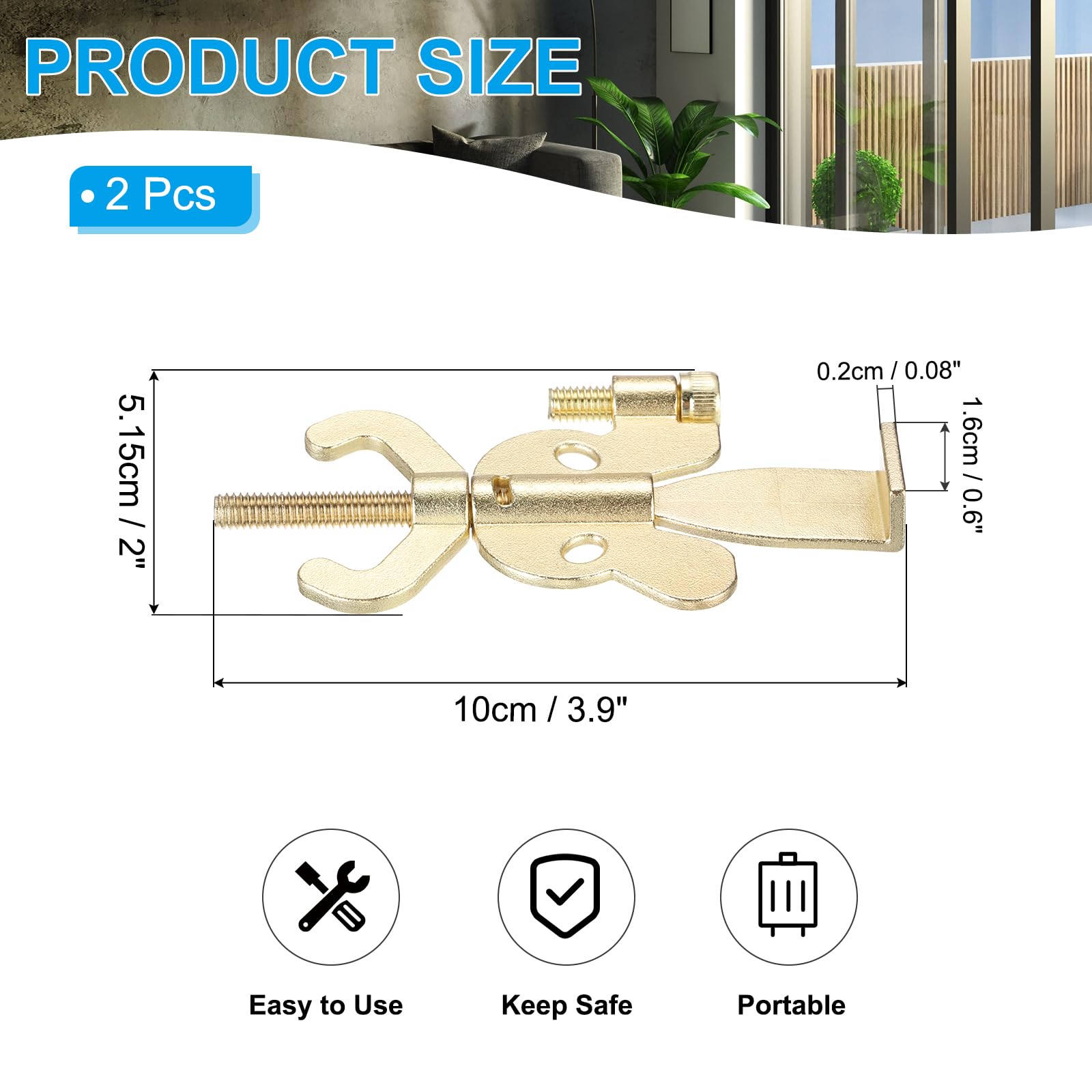 PATIKIL Portable Security Door Lock - Image 2