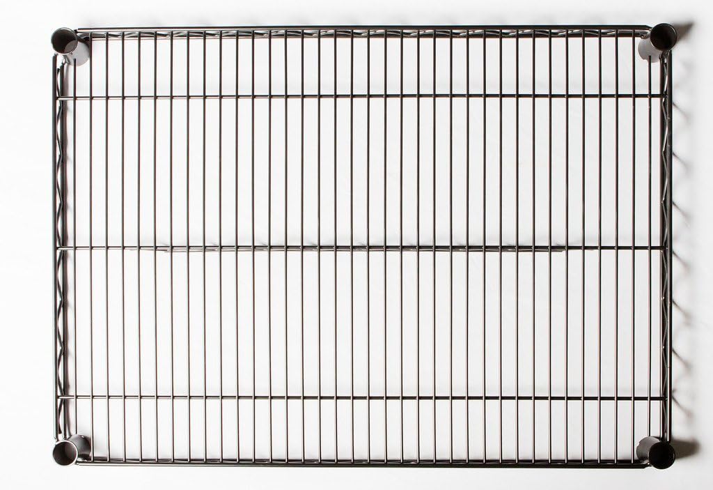 Omega Products Corporation 18" Deep x 36" Wide Individual Black Wire Shelf