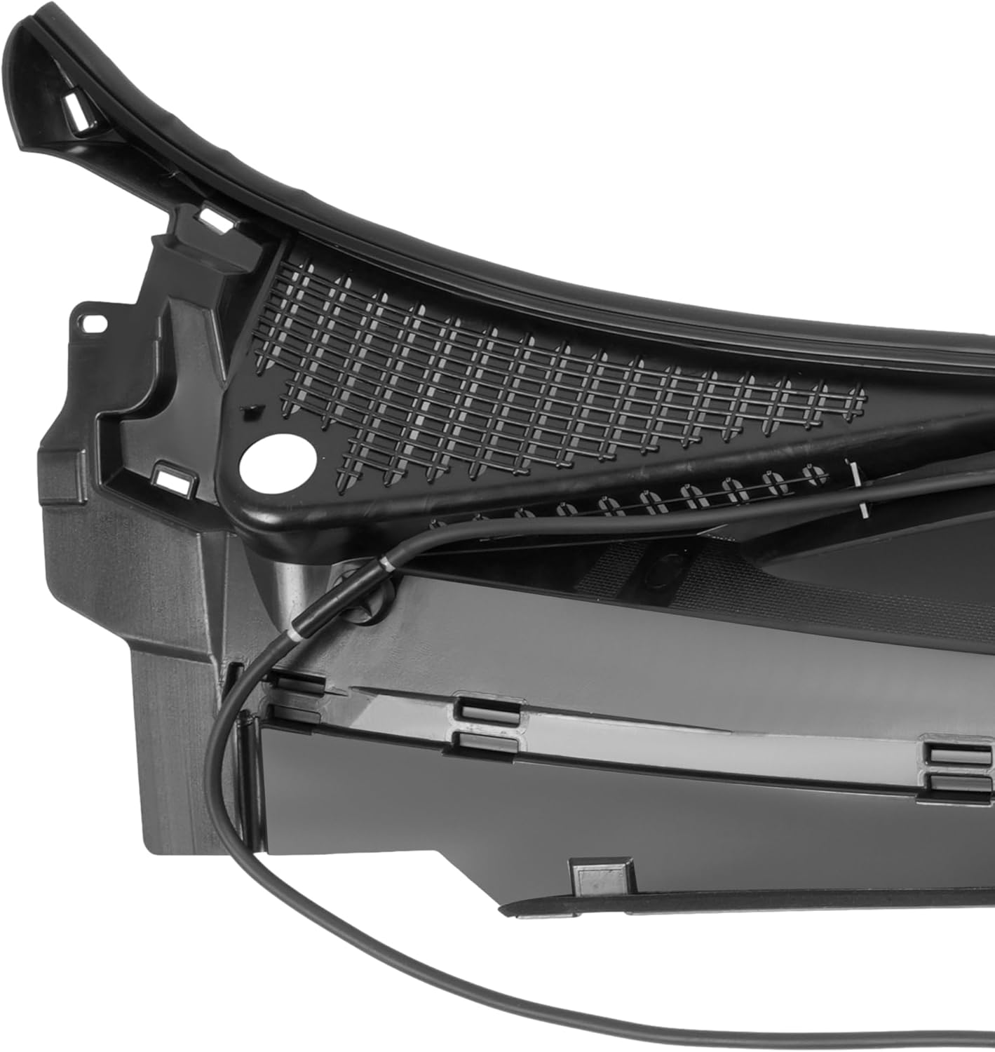 ALMULOO Wiper Cowl Compatible with 1999-2007 Chevy Chevrolet Silverado Avalanche Suburban Tahoe/GMC Sierra Yukon/Cadillac Escalade Air Inlet Window Cover Windshield Grille Panel