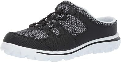 Propet Womens TravelActiv Slide Mule Sneakers Casual Shoes Casual - Black