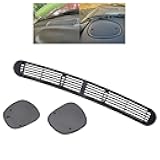Dash Defrost Vent Cover& Speaker Grill Set Compatible with 1998-2005 Chevy Chevrolet S10 GMC Jimmy Sonoma Oldsmobile Bravada Blazer (2 Packages)