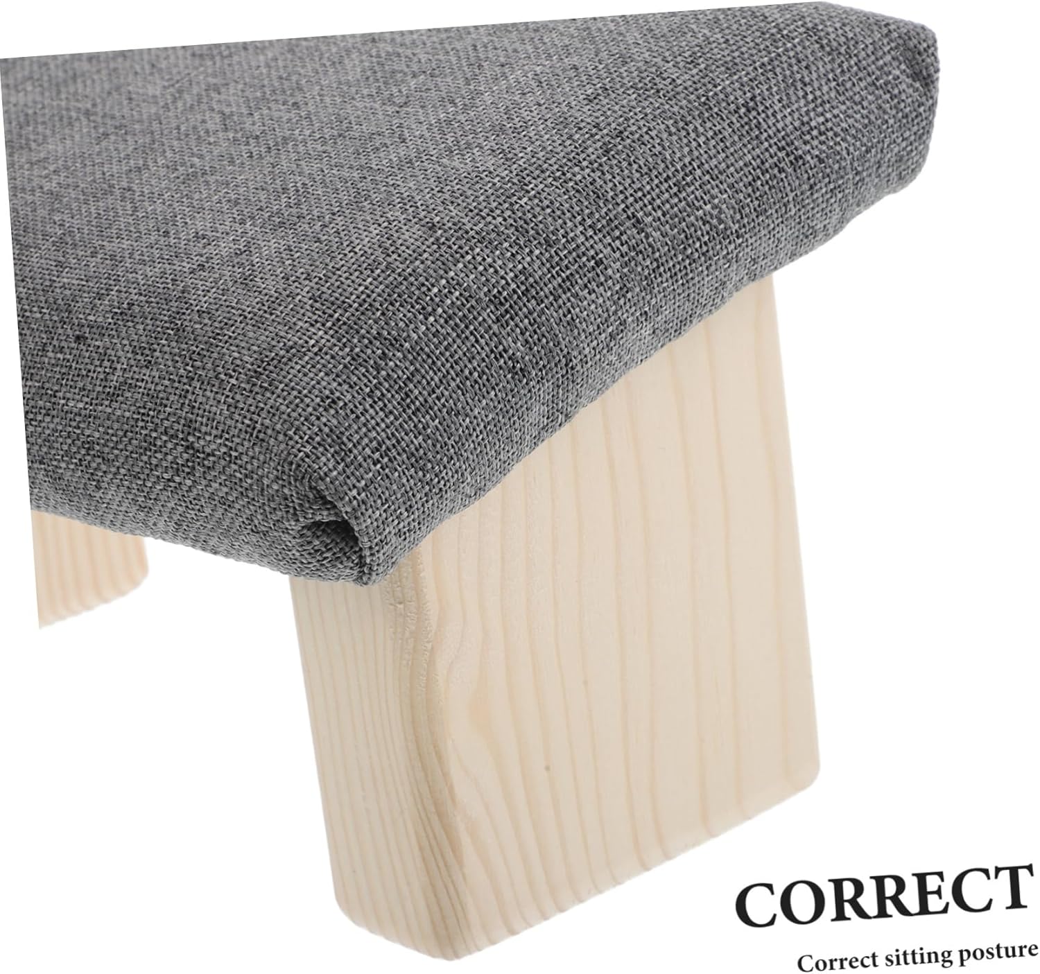 BESPORTBLE Kneeling Stool Ergonomic Kneeling Device Foot Rest Wooden Stool for Home