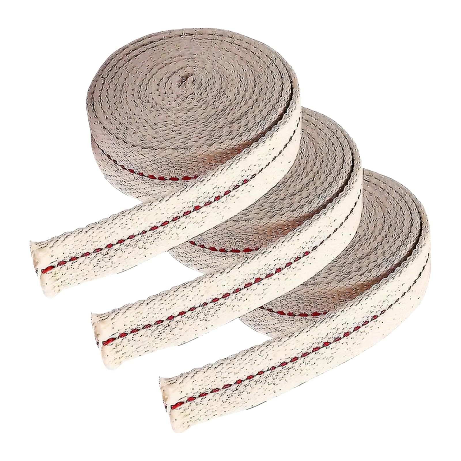 3 Roll Kerosene Lamp Wick Braided Cotton Flat Oil Lamp Wicks for Kerosene Lamps and Portable Lamps Easy to Use Braided Cotton Wick