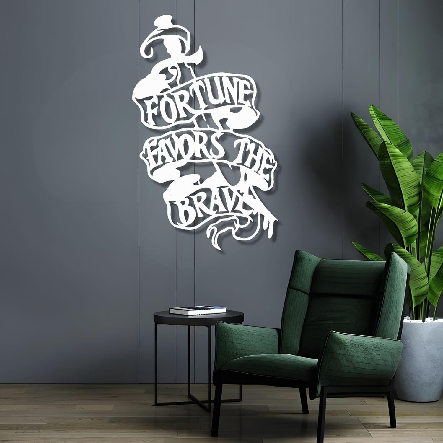 Motivational Wall Decor, Art Plaques, Brave, Inspirational, Large, Living Room