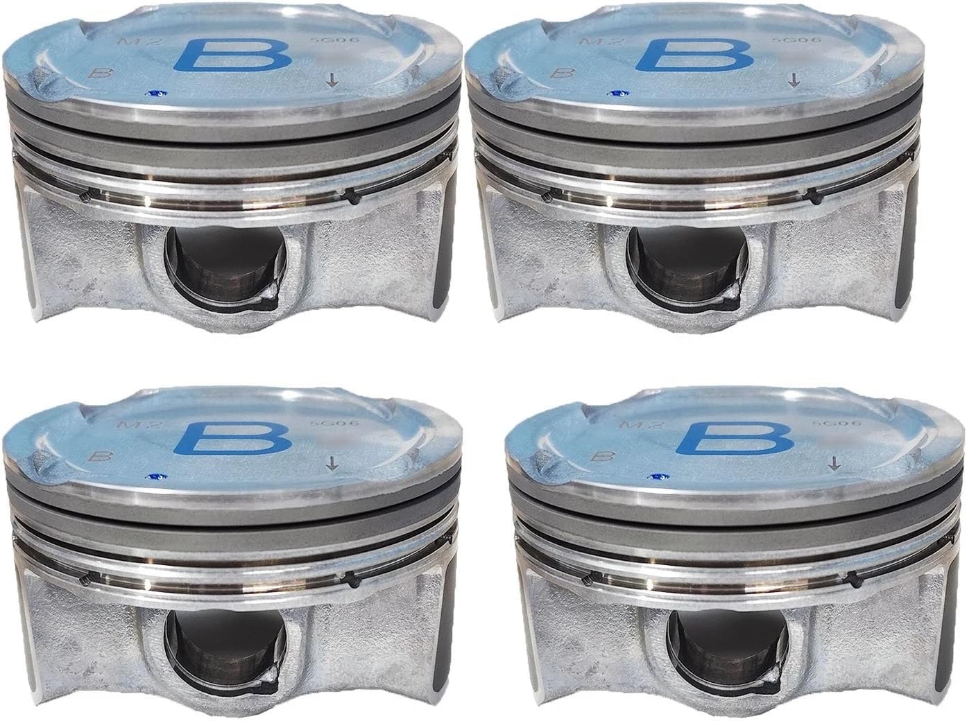 G4NA 4PCS Engine Pistons Kit STD For Hyundai Elantre Tucson Kia Soul 2.0L US