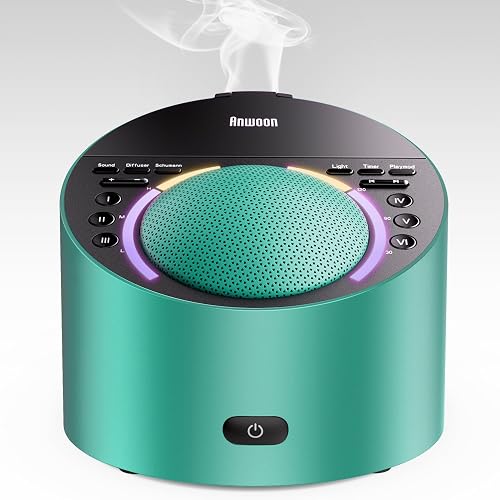 Sound Machine of Sound Therapy,Aroma Therapy 4in1 with White Noise Sound Machine,Aroma Diffuser,Schuamann Wave,Smart Lights,Your Better Routine of Sleep,Relaxing at Home,Office,for Baby,Kids,Adults.
