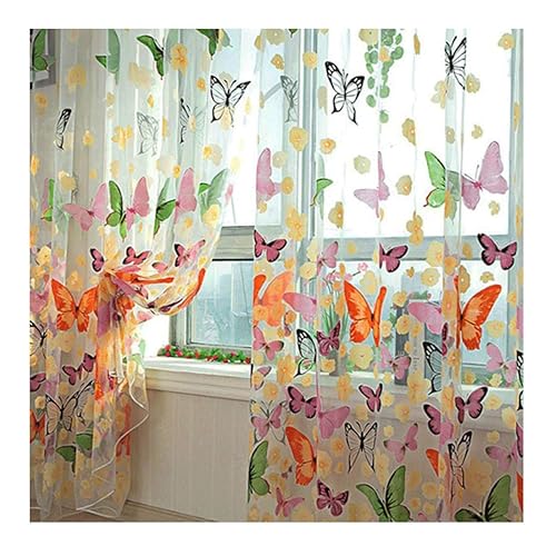 Kids Room Curtains With Butterflies Amazon Com