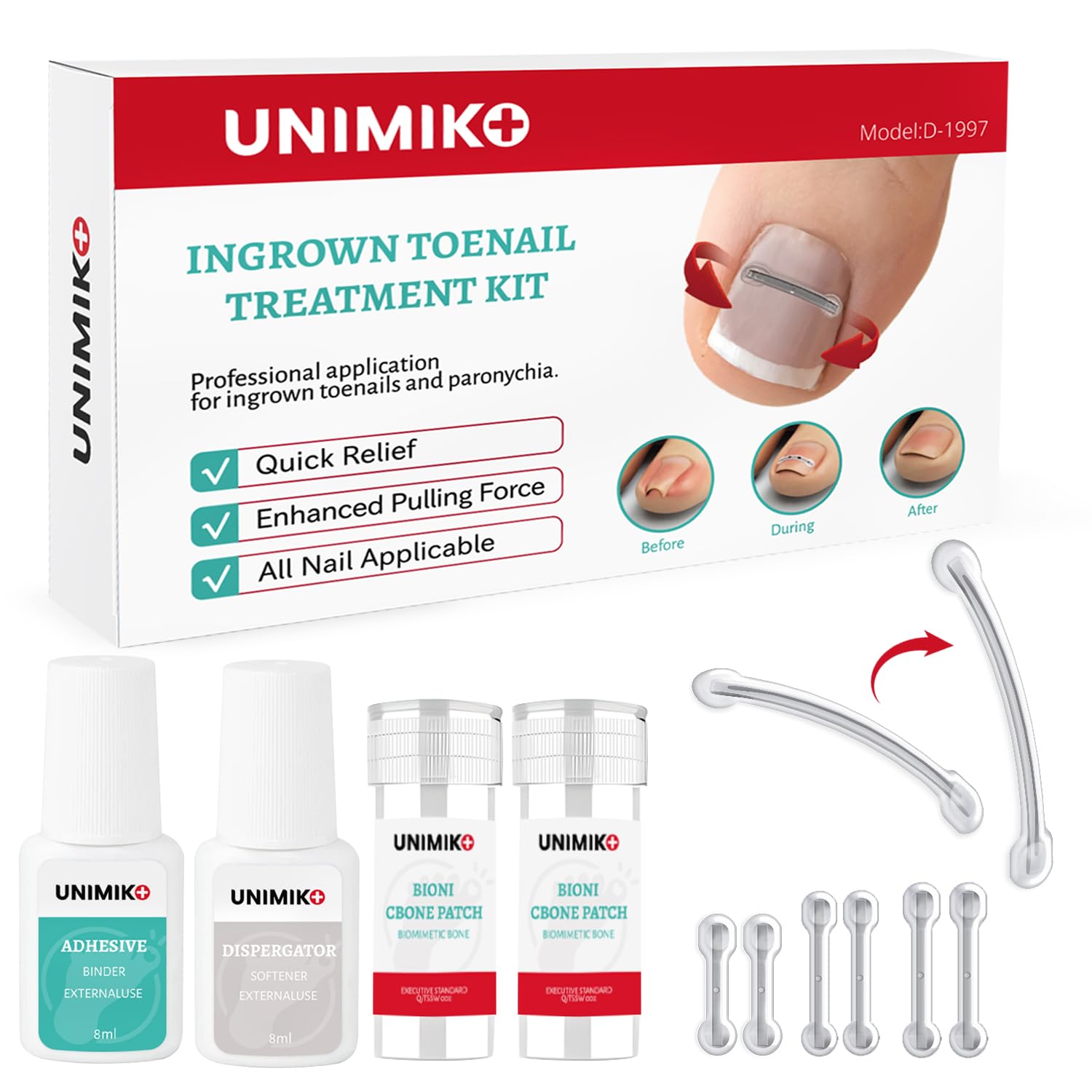 Kit de tratamiento de uñas encarnadas