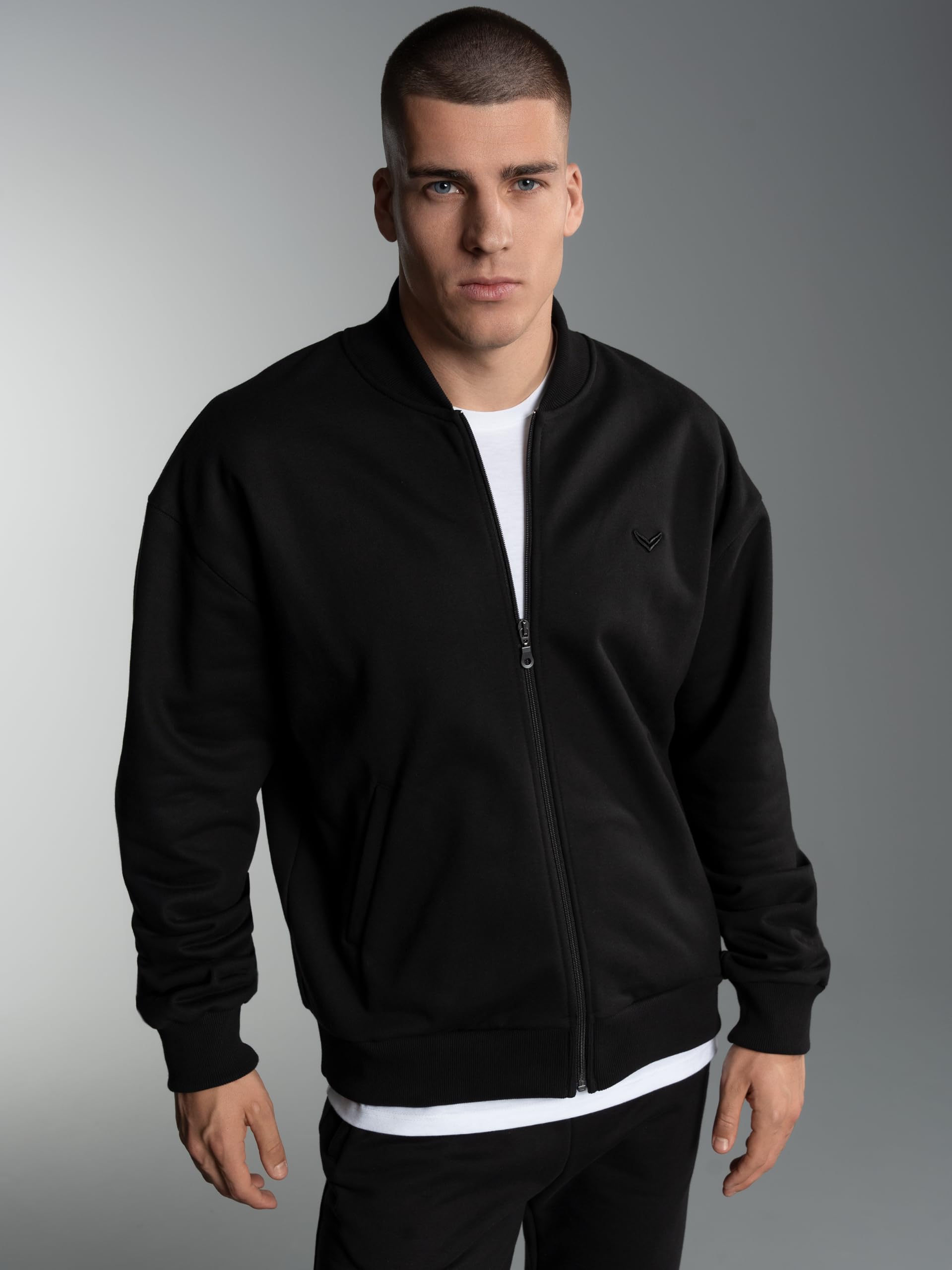 Trigema Collegejacke in weicher Sweat-Qualität