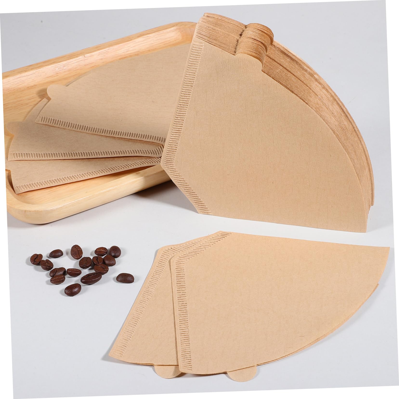 Filtros de Café Cónicos Desechables 200 Piezas, Pulpa de Madera