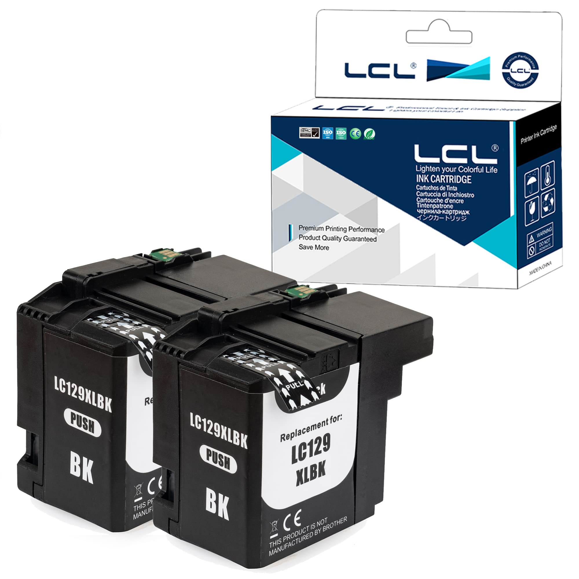 Set 4 Cartucce Compatibili Inkraider LC129XL E LC125XL Per Brother MFC-J6720DW
