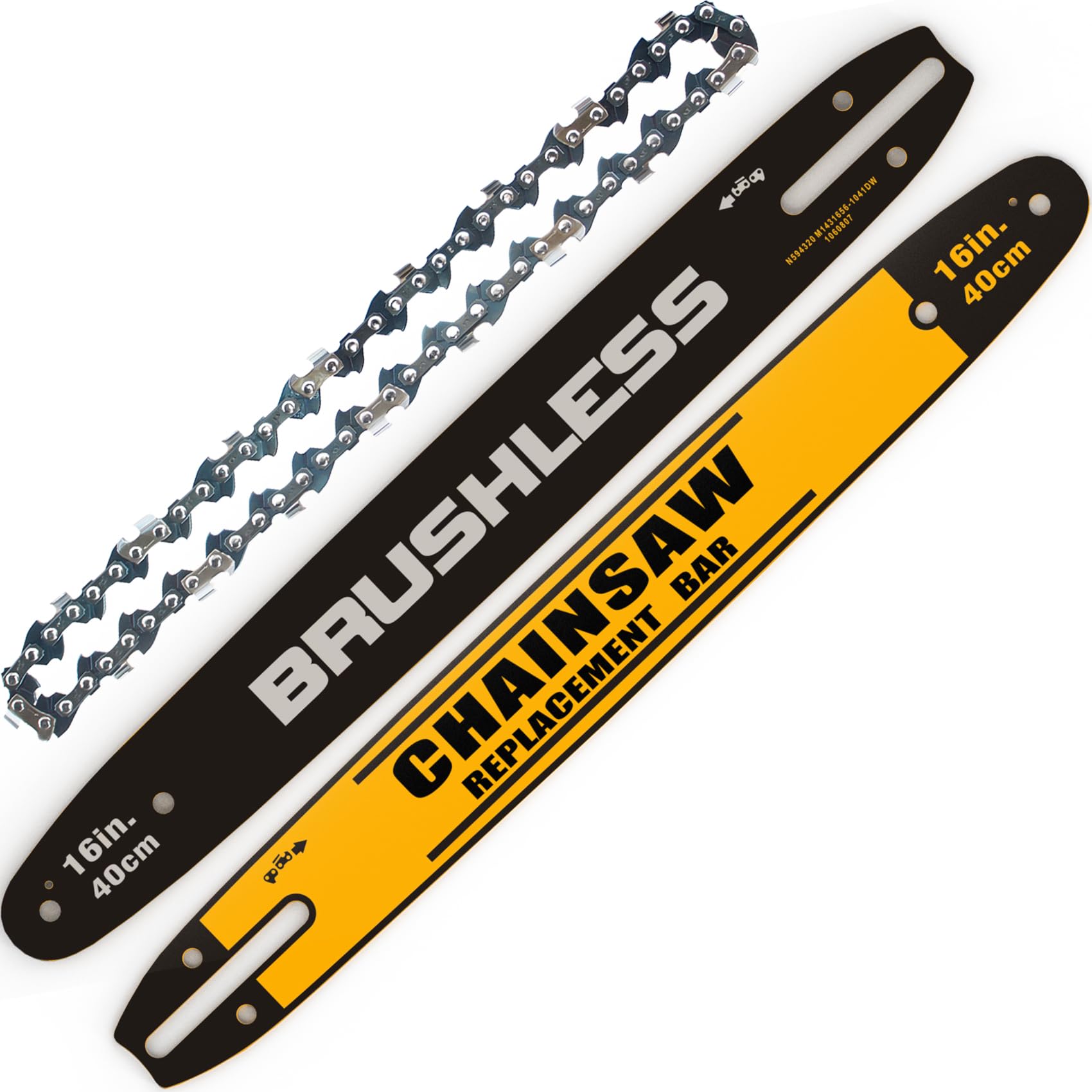 16-Inch DWZCSB16 Chainsaw Guide Bar and DWO1DT616T Saw Chains Combo Compatible with DEWALT Chainsaw DCCS670, DCCS670B, DCCS670P1, DCCS670X1 (1 Chains + 1 Bars)