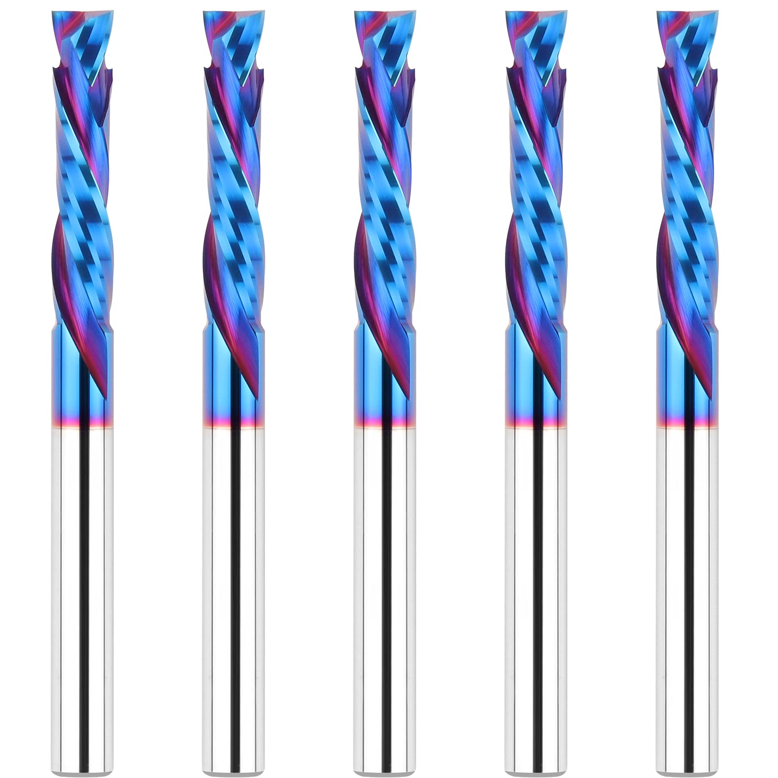 Snapklik.com : 5PCS Compression Spiral Router Bits 1/4