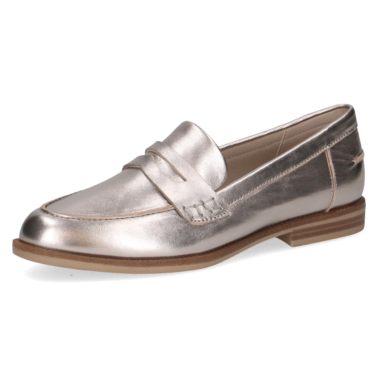 CAPRICE Women's 9-24203-46 Slippers, Metallic Taupe, 42 EU
