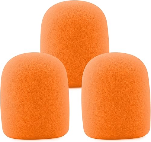 LEFXMOPHY SM57 - Parabrisas para Shure SM57  545  Beta SM57A Series Mics Pop Filtro de repuesto para micrófono A2WS Esponja Parabrisas Paquete de 3