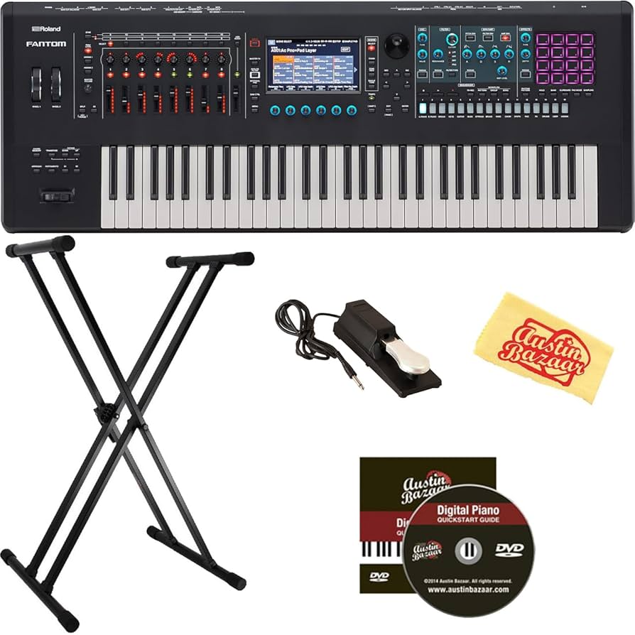 Amazon.com: Roland Fantom-06 Synthesizer Keyboard Bundle