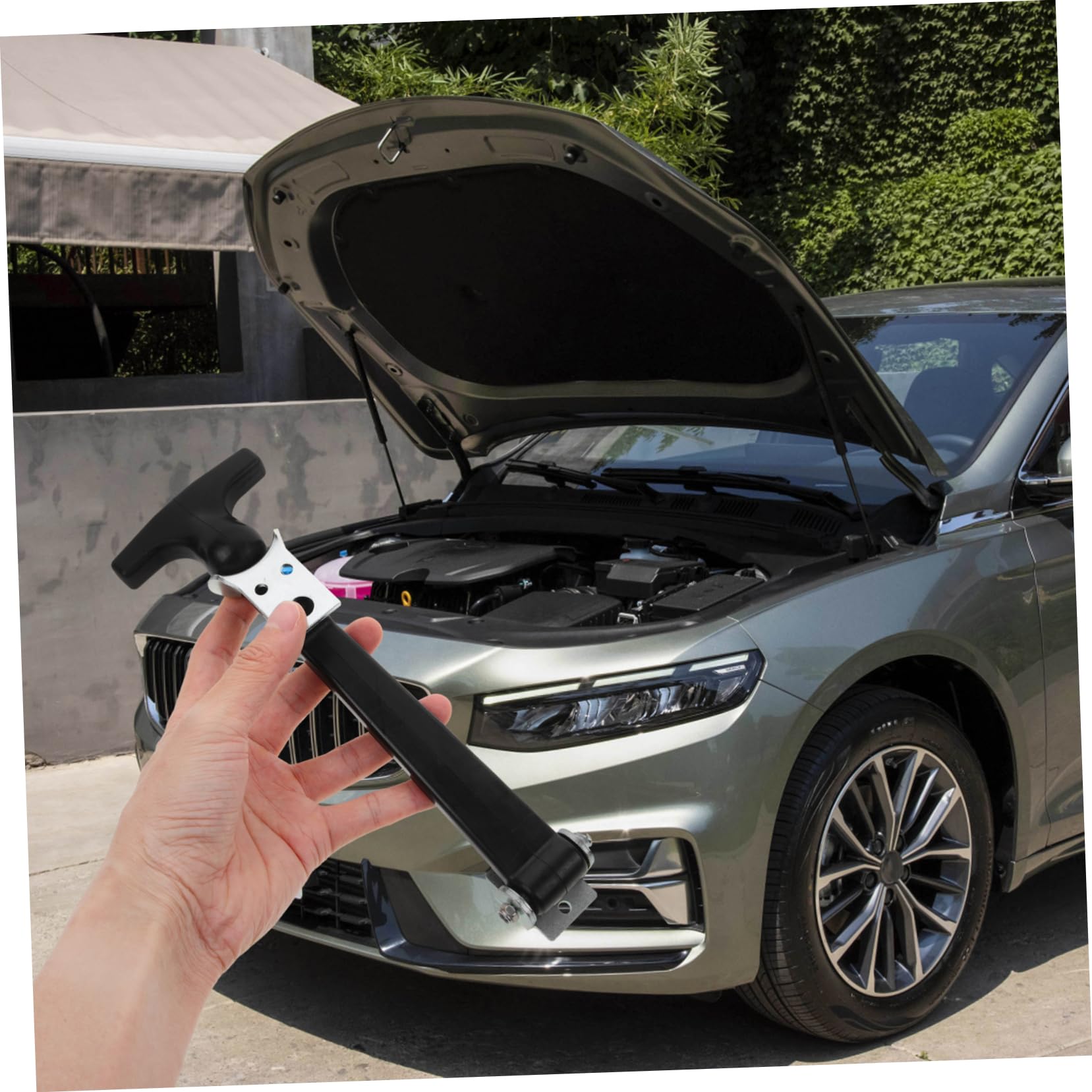 Loquet de Capot Caoutchouc pour Voiture Attache Durable et Sécurisée pour Moteur Compatible avec Divers Modèles de Véhicules