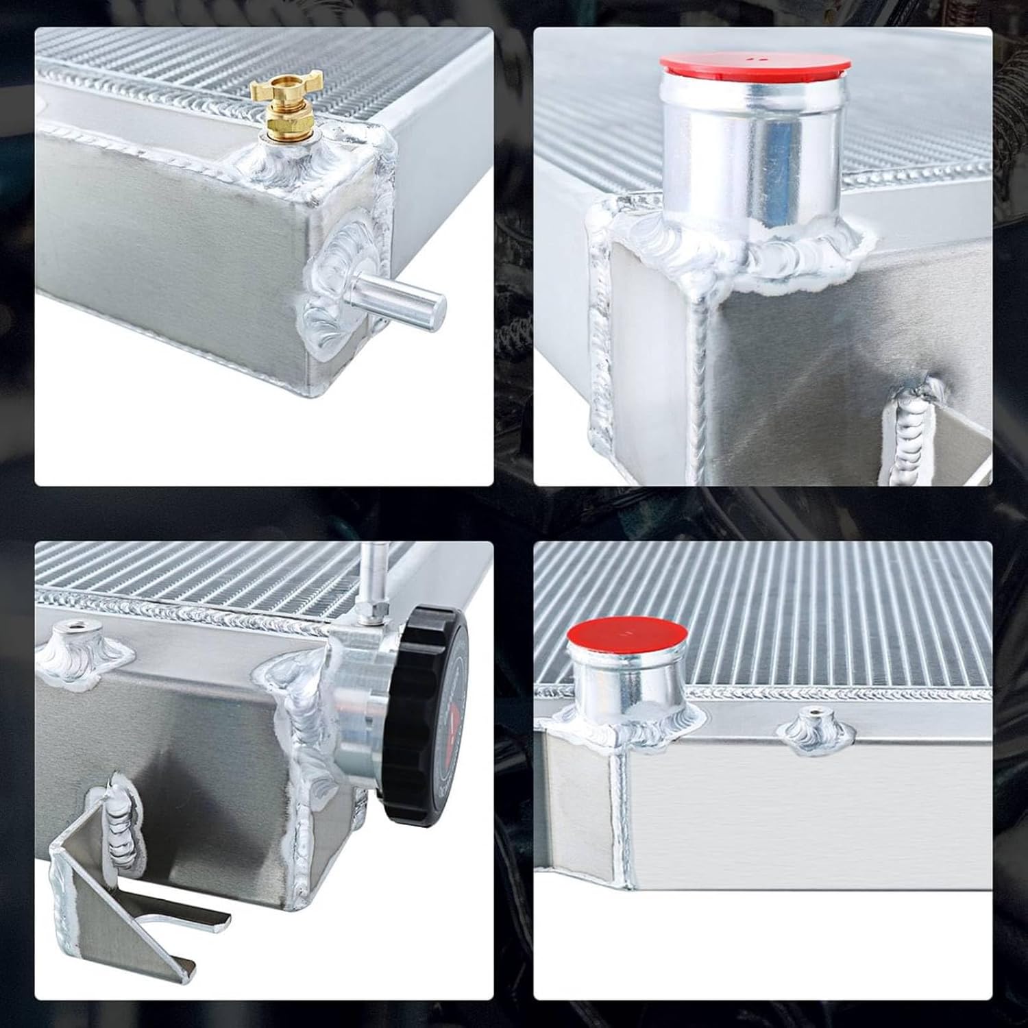 3 Row Aluminum Radiator for Dodge Ram 2500 3500 5.9L Diesel 1994 1995 1996 1997 1998 1999 2000 2001 2002