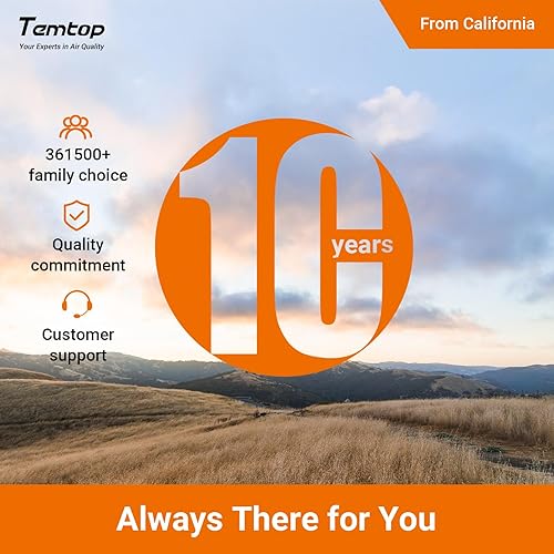 Miniatura 8 de Temtop M10 Monitor de calidad de aire para PM25 HCHO TVOC AQI Detector de sensor electroquímico profesional Pantalla en tiempo real Batería