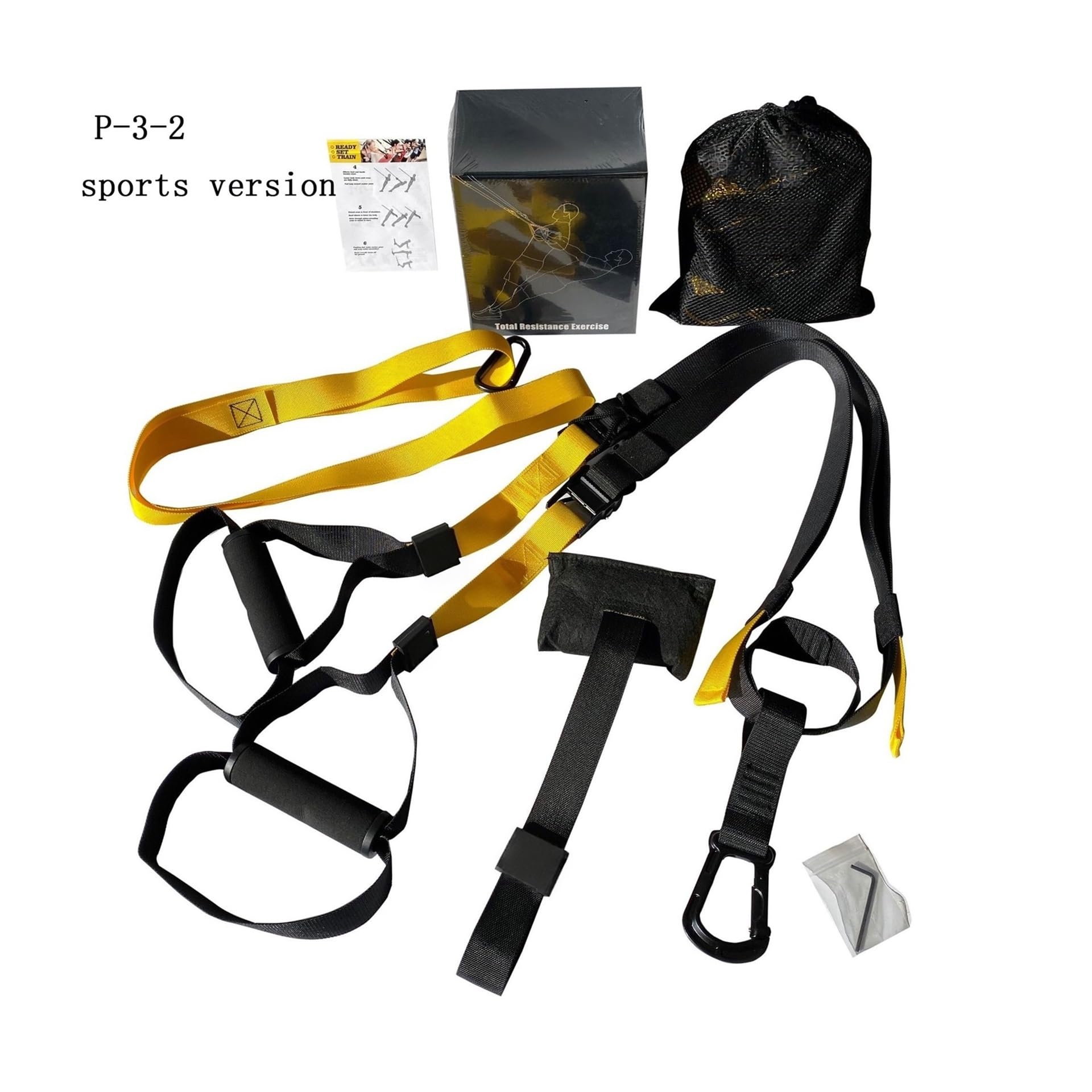 Bandas de Resistencia con Asas Dispositivo de Resistencia P3-TRX, Banda Colgante for Yoga y Fitness