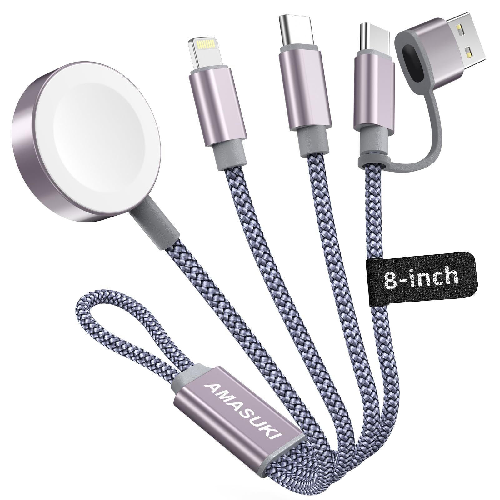 Amazon.com: Travel Essentials,3 in 2 USB C Cable for Apple Watch