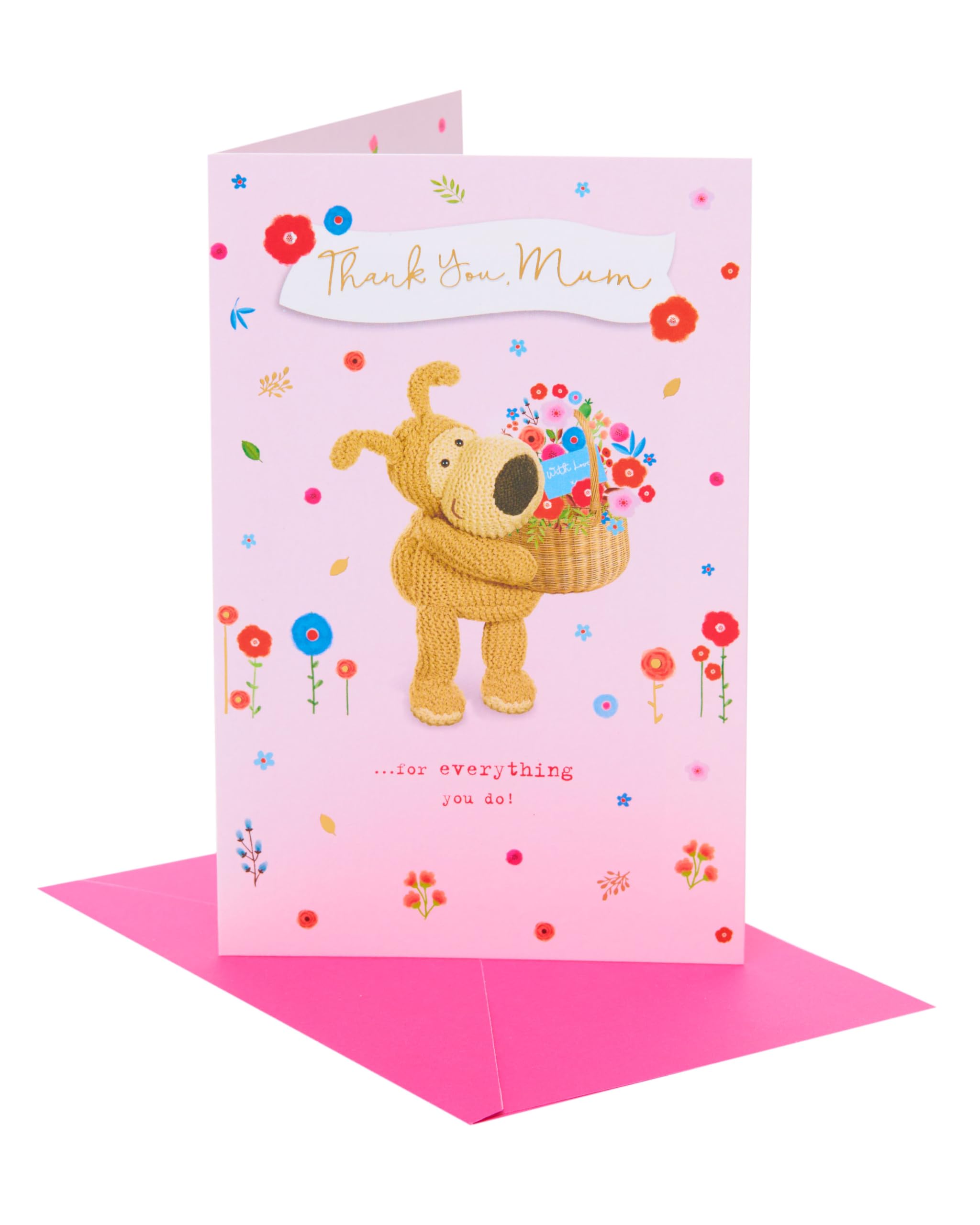 Boofle | Mother's Day Card for Mum | Card for Mum, Grandma, Wife | Her, Girls, Women | Cute Design | With Envelope | 13.7 x 21 cm