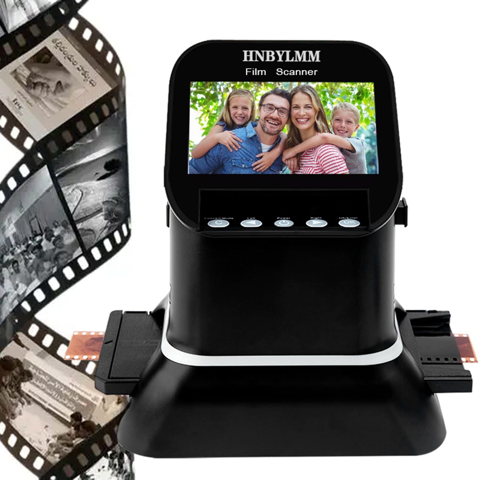 Film and Slide Scanner with 4.3'' LCD Screen, 22 MP High-Resolution Negative Convert Color & B & W, 35mm 135, 120, 126, 127 Negatives Slides to JPEG Photos, Support HDMI/USB Output-image-26